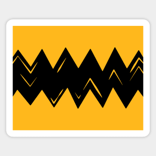 Zig Zag Shirt Sticker